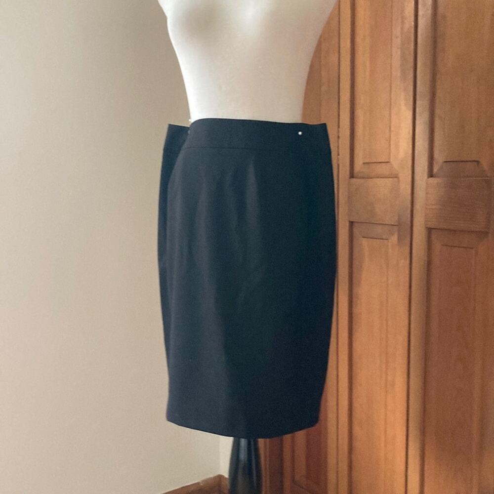 Calvin Klein Black Pencil Skirt, Size 10P